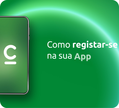 Como registar-se na sua App